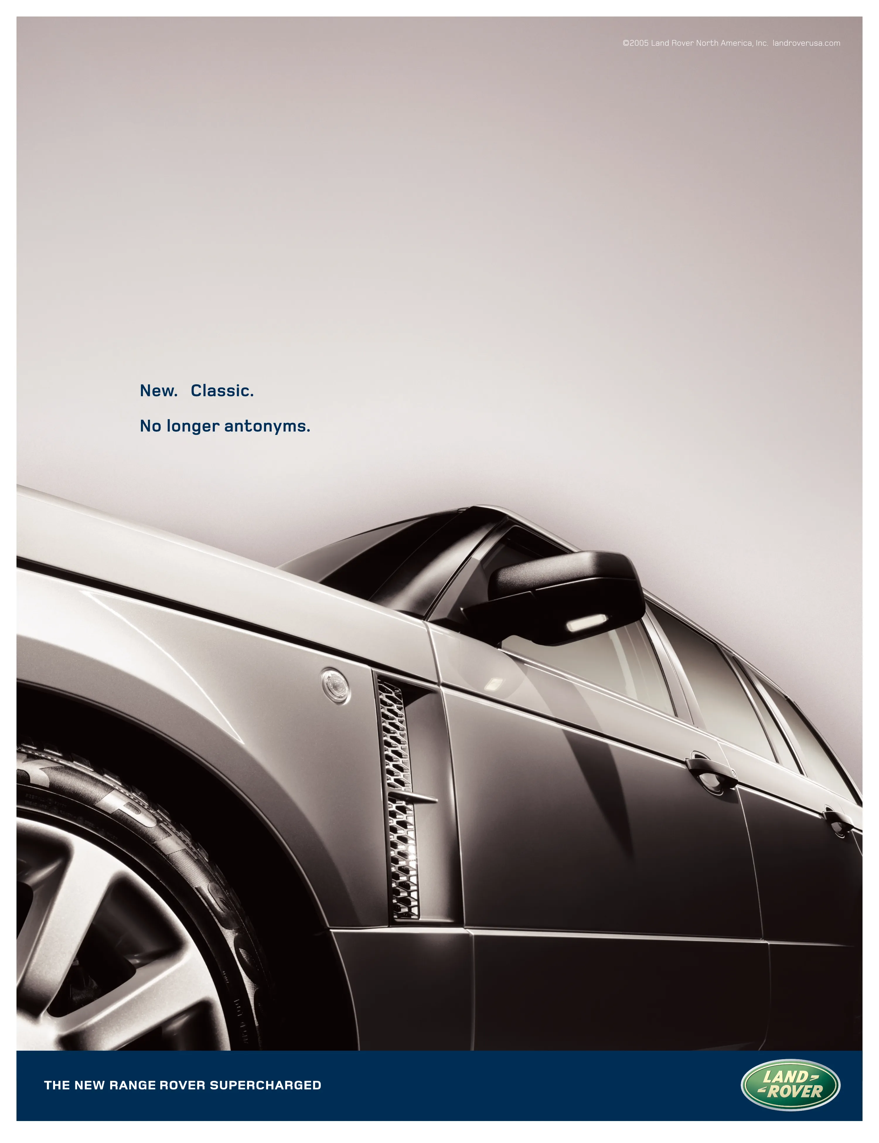 Land Rover Supercharged New-Classic Ad