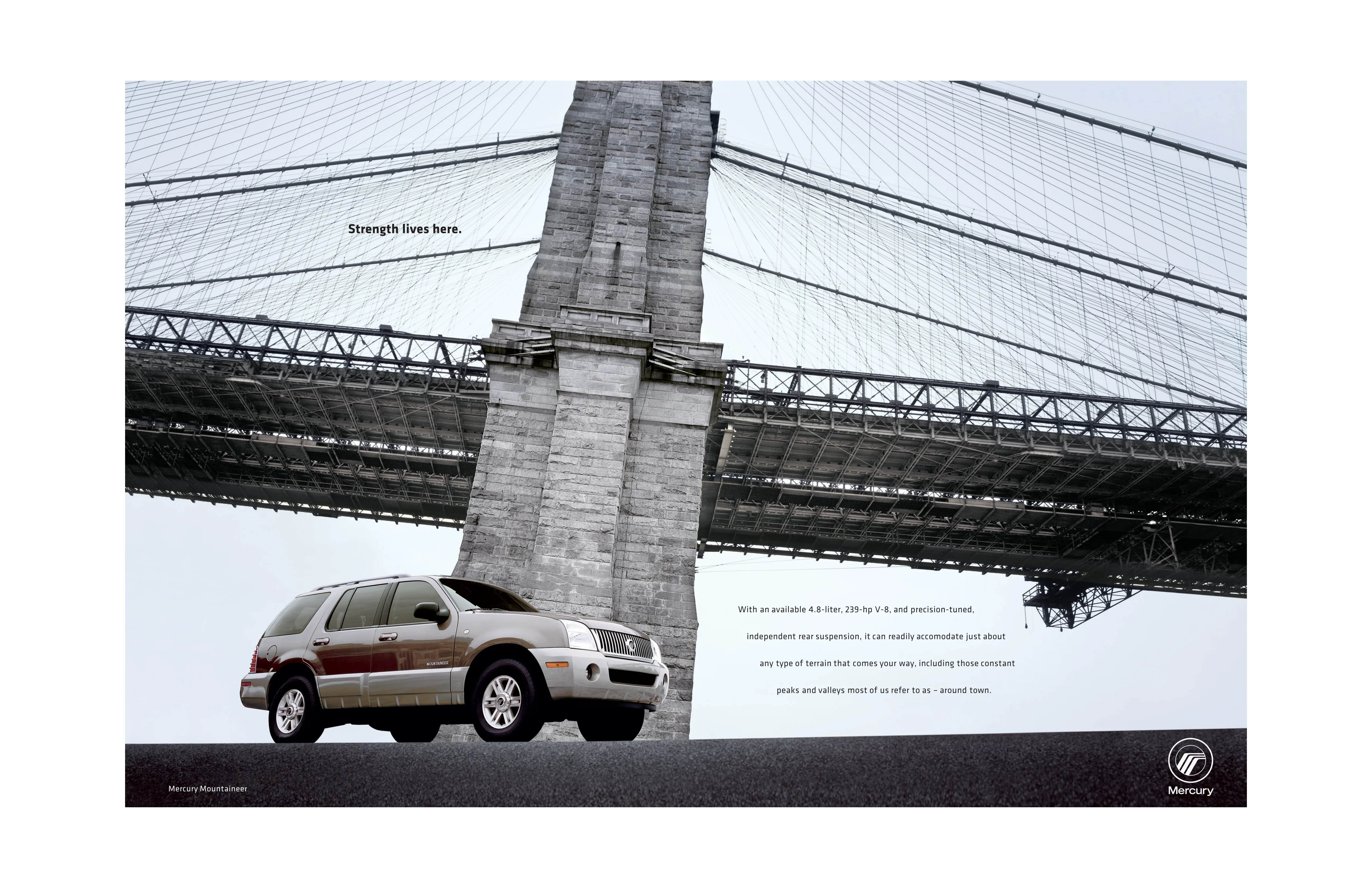 Mercury Moutaineer Strength Ad