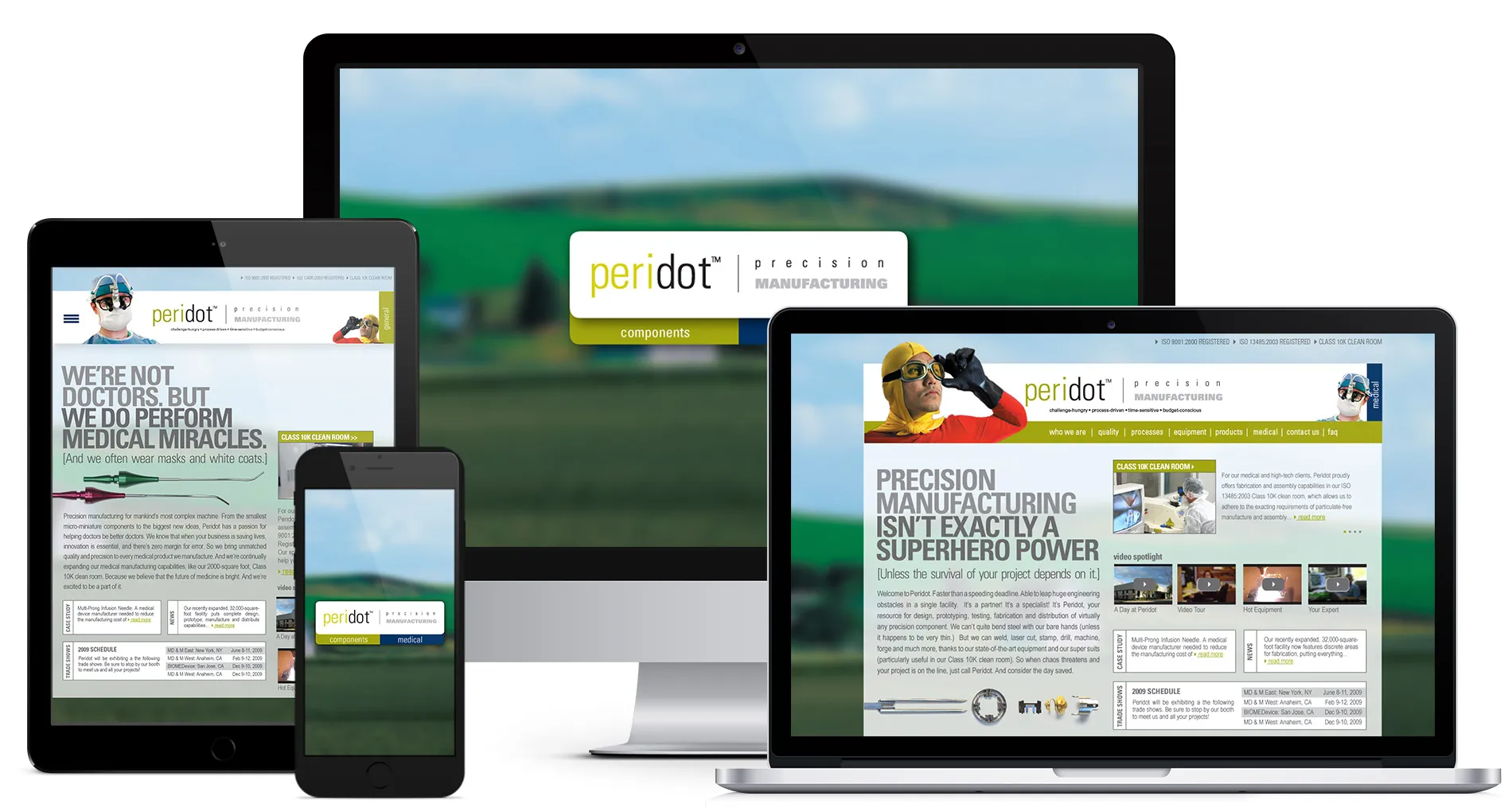 Peridot Responsive Showcase